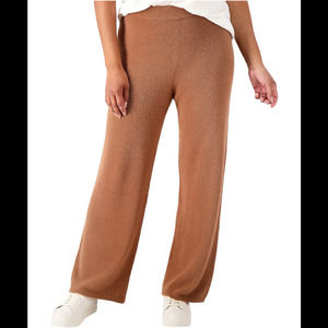 Encore by Idina Menzel Cloud Wide Leg Pant Umber - Regular